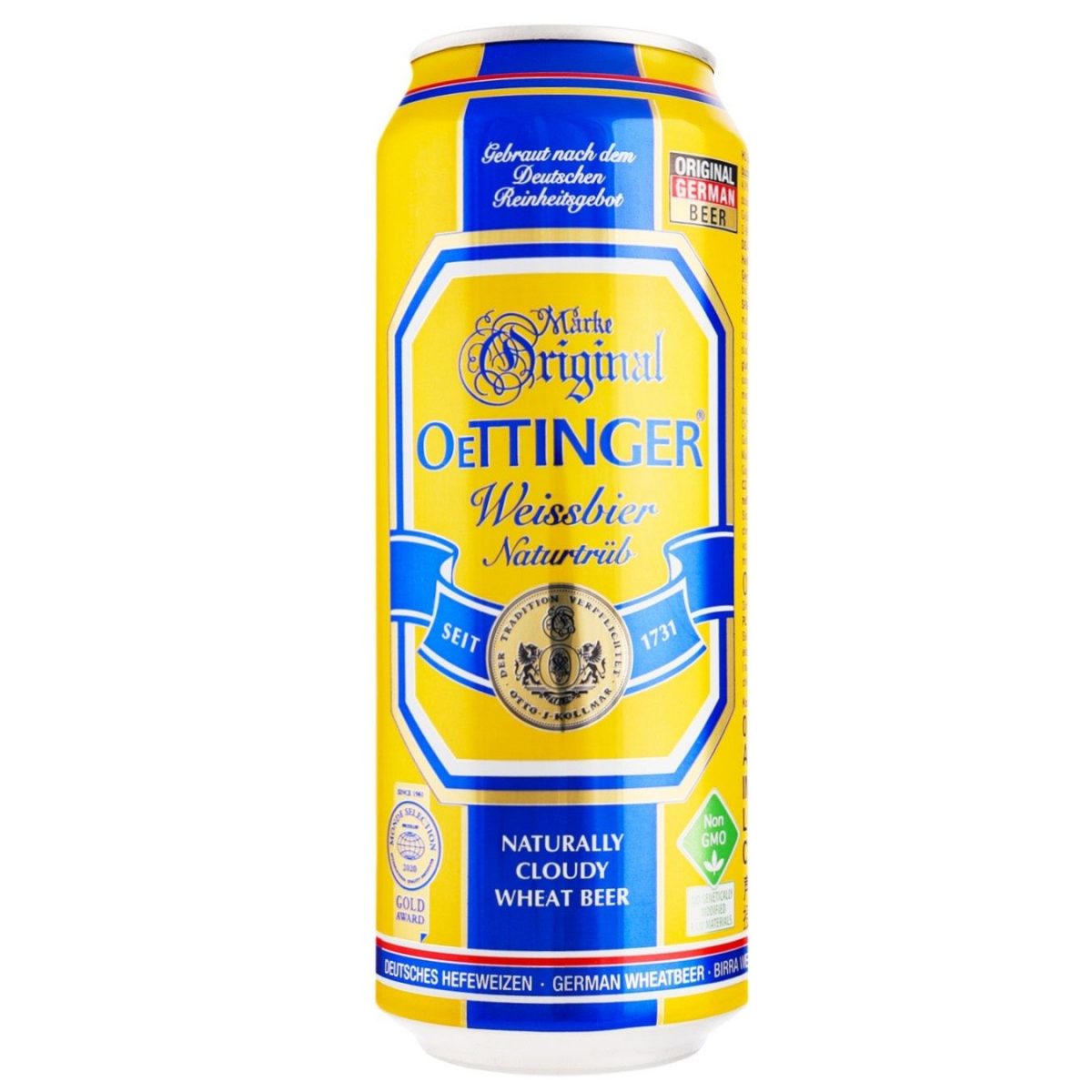 bia oettinger weissbier lon 500ml