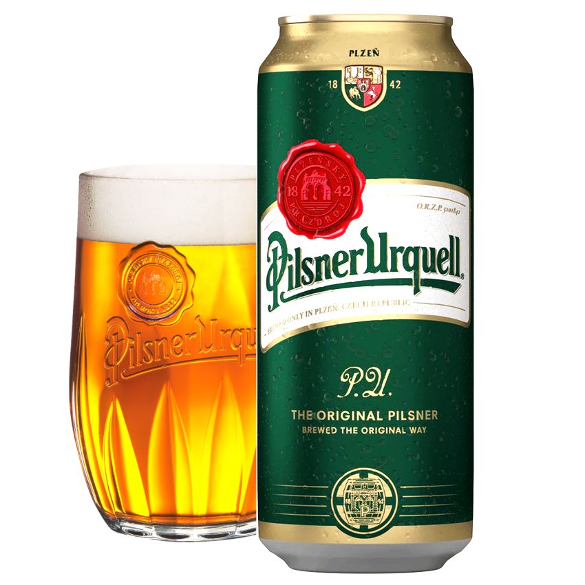 Bia Pilsner Urquell Lon 500ml, Thùng 24 Lon Nhập Khẩu | Beer House