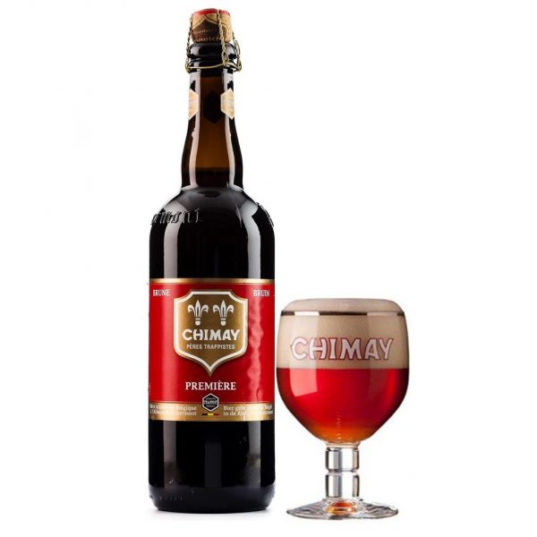 chai bia chimay red 750ml
