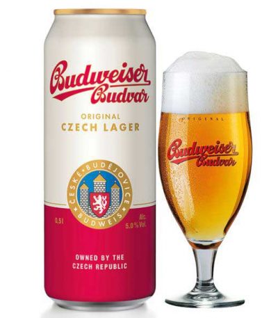 Bia Budweiser Budvar Original 5% – Lon 500ml
