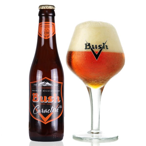 Bia Bush Amber Tripel Chai 330ml