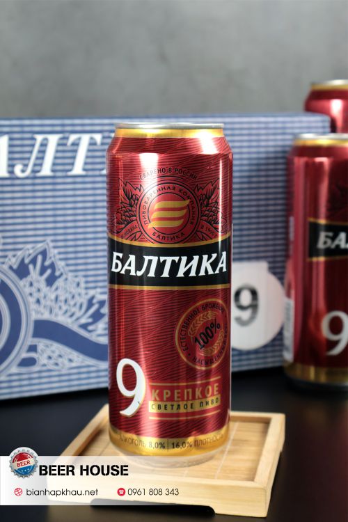 Lon bia Baltika số 9 lon 450ml