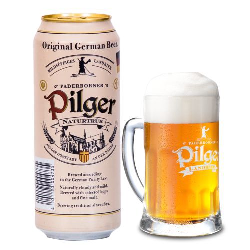 bia pilger lon 500ml nhập khẩu Đức