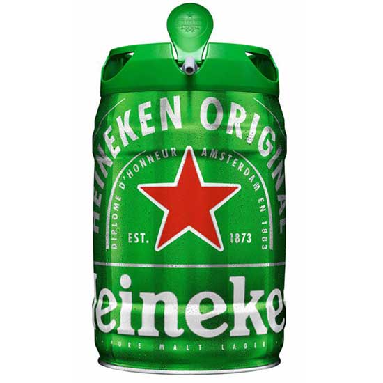 bom bia heineken 5 lít