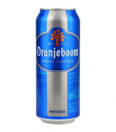 Bia Oranjeboom Premium Lager Imported 5% Lon 500ml Thùng 24 Lon