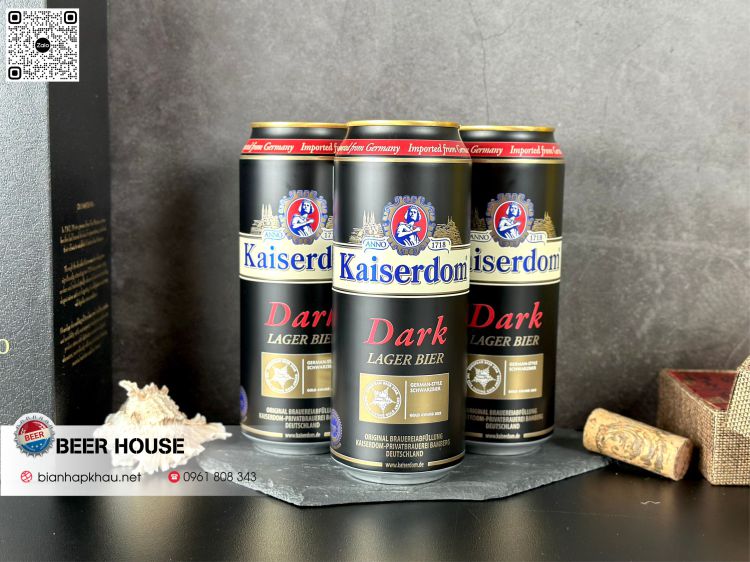 Bia đen nhập khẩu Đức Kaiserdom Dark