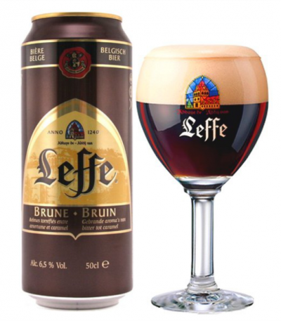 bia leffe nâu lon 500ml