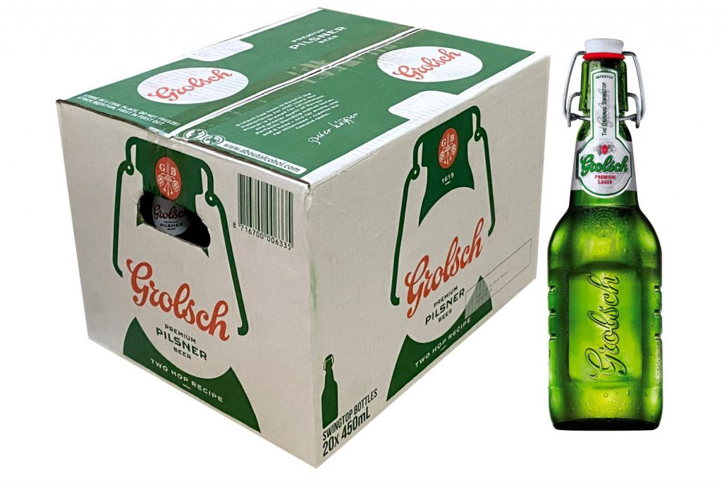 thùng 20 chai bia grolsch
