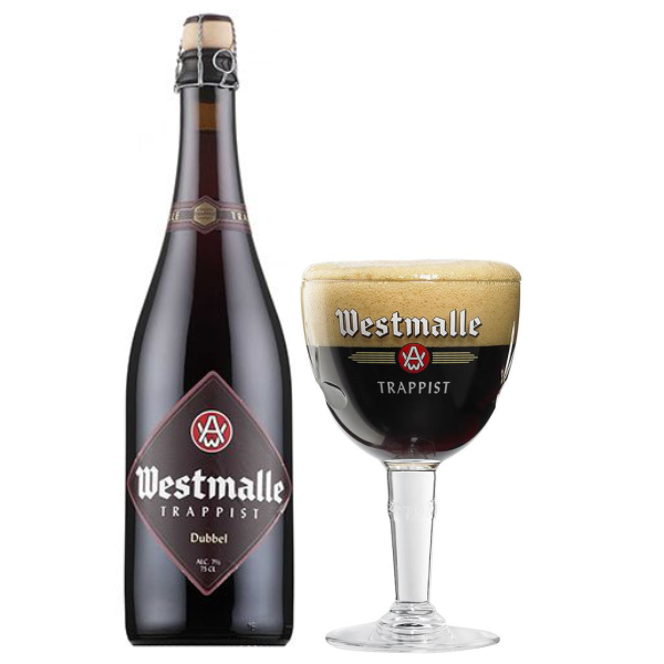 Bia Westmalle Dubbel chai 750ml