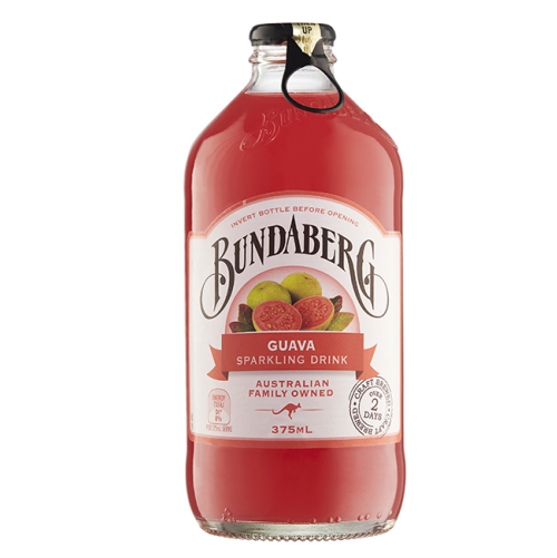 Bundaberg Guava Sparkling Drink – Chai 375ml – Thùng 24 Chai