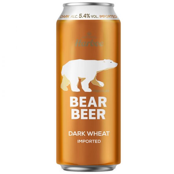 bia gấu dark wheat lon 500ml