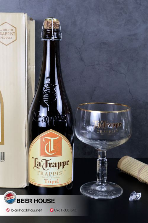 chai bia la trappe tripel 750ml