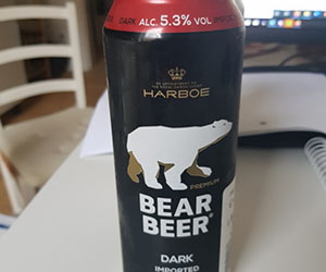 Bear Beer Dark Imported