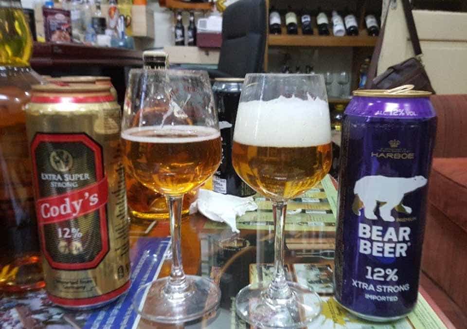 bia gấu extra strong