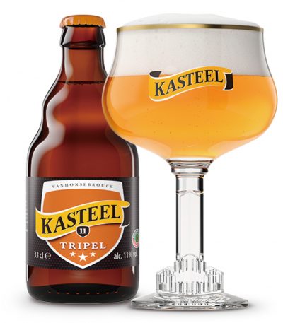 bia kasteel triple chai 330ml nhập Bỉ