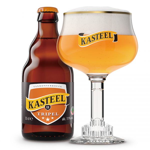 bia kasteel triple chai 330ml nhập Bỉ