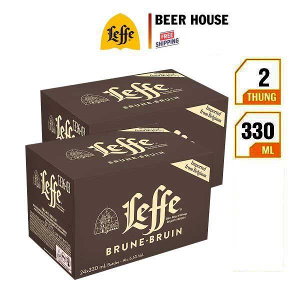 combo 2 thùng leffe nâu