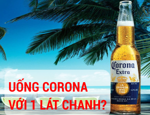 có nên uống bia corona với 1 lát chanh