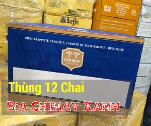 thùng bia chimay xanh