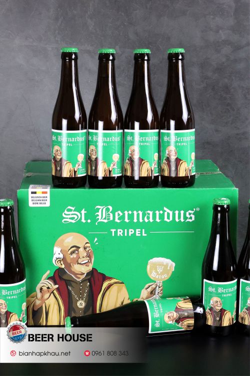 Bia St Bernardus Tripel 8% – Chai 330ml thùng 24 chai