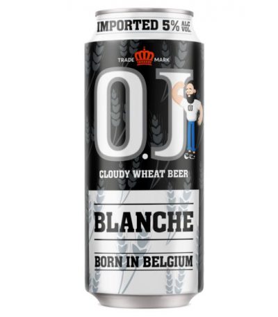 bia OJ Blanche lon 500ml