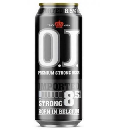 bia oj strong 8% lon 500ml