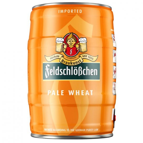 Bia Đức Feldschlobchen Pale Wheat Bom 5 Lít nhập khẩu