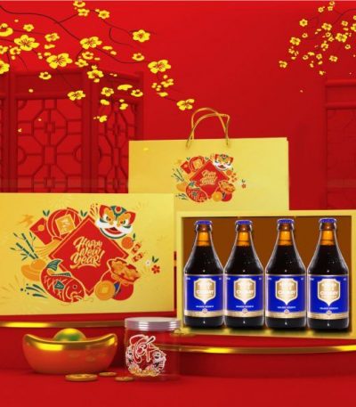 hộp quà bia chimay xanh 330ml