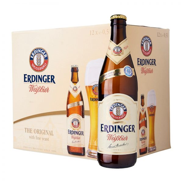 Bia Erdinger Weibbier 5,3% - Chai 500ml - Thùng 12 Chai