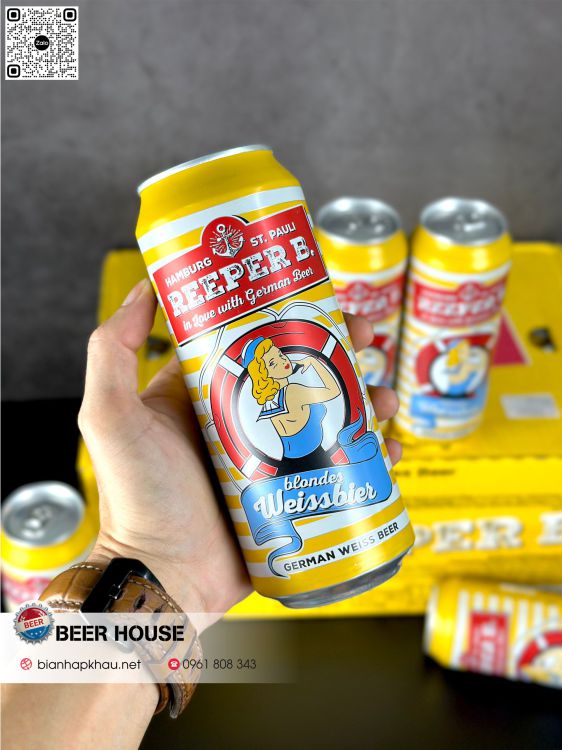 Lon bia Reeper B weissbier 500ml
