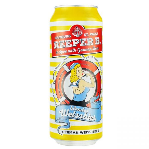 bia reeper B Weissbier lon 500ml