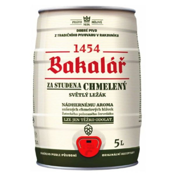 Bia Bakalar Dry Hopped Lager bom 5 lít