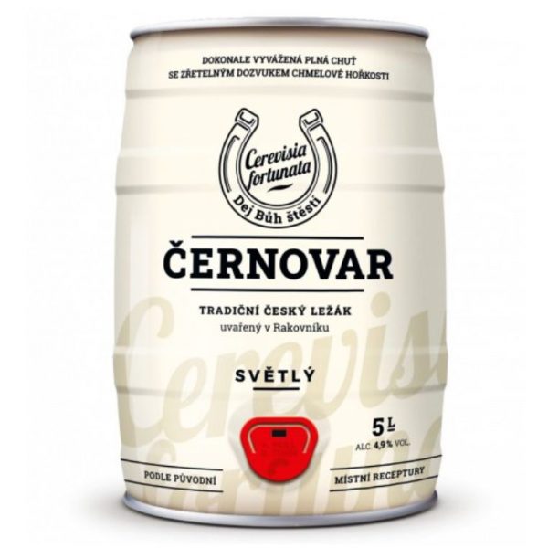 Bia Cernovar Premium Pale Lager 4.9% – Bom 5l
