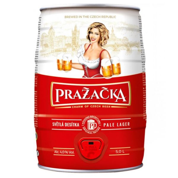 Bia Prazacka Pale Lager nhập khẩu bom 5 lít