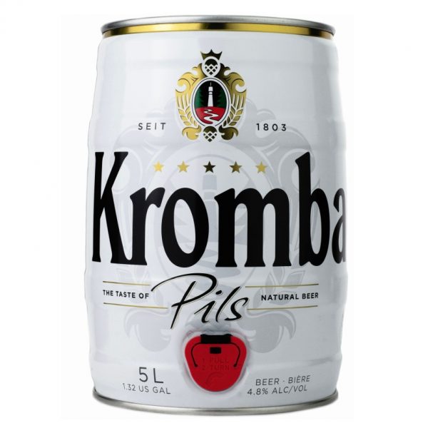 Bia Đức Krombacher Pils 4.8% - Bom 5 Lít