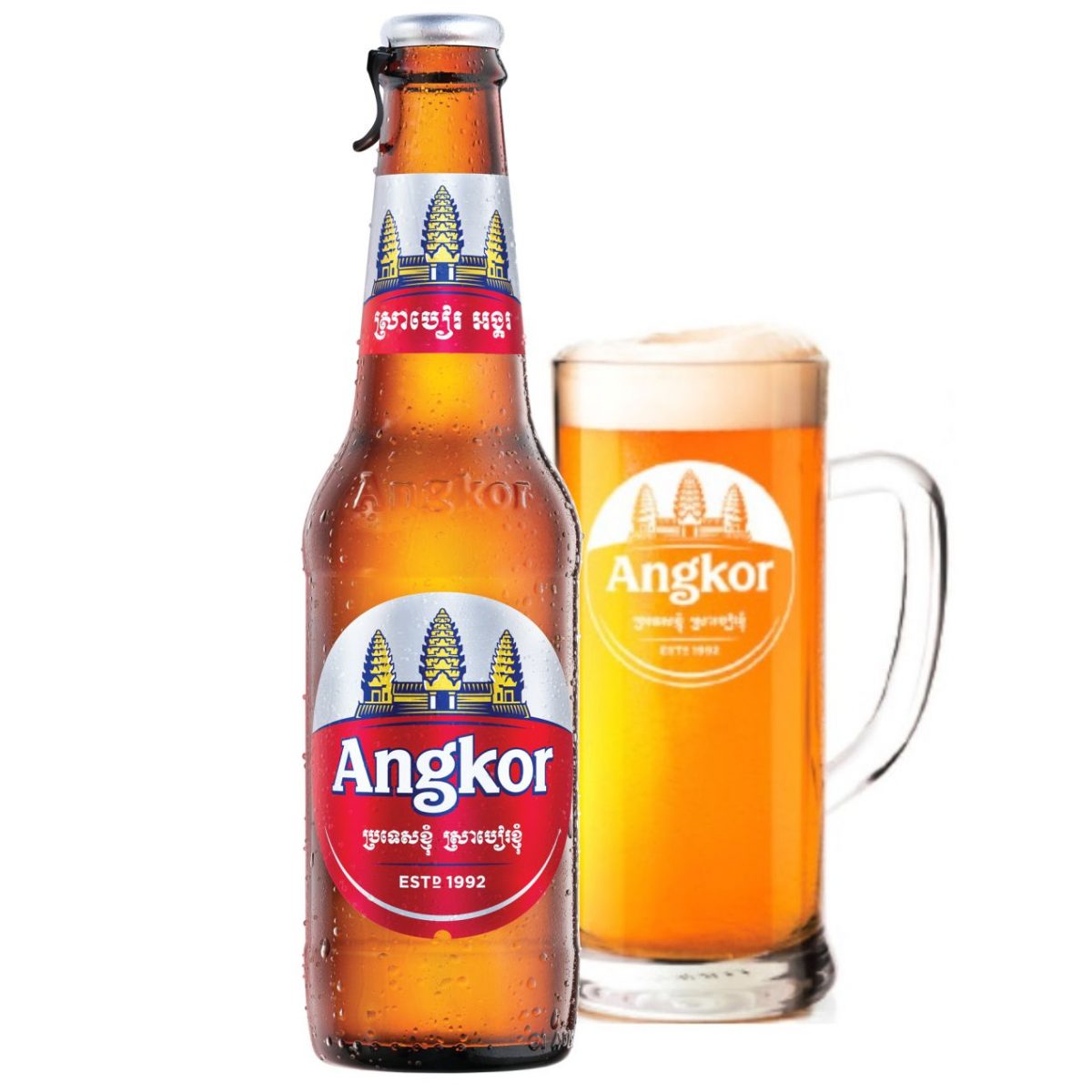 bia angkor chai 330ml