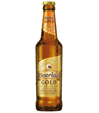 bia lào gold chai 330ml