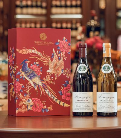 Hộp 2 chai rượu vang đỏ - trắng Louis Latour Bourgogne Pinot Noir 2021 & Louis Latour Bourgogne Chardonnay
