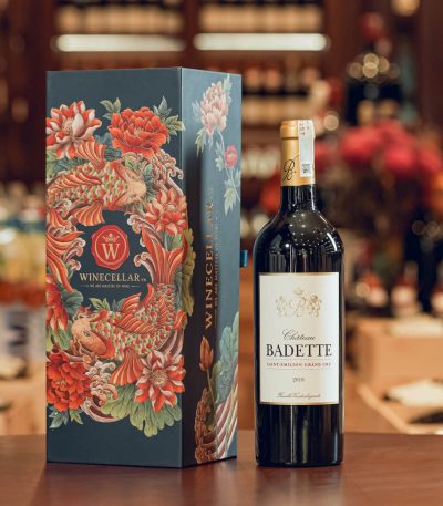 hai rượu vang đỏ Château Badette 2020