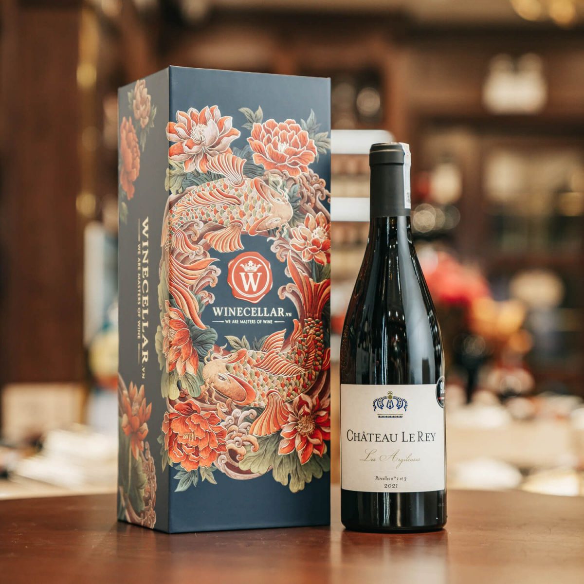 rượu vang đỏ Chateau Le Rey Les Argileuses 2021