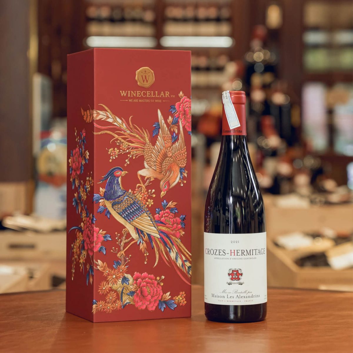 rượu vang đỏ Maison Les Alexandrins Crozes-Hermitage