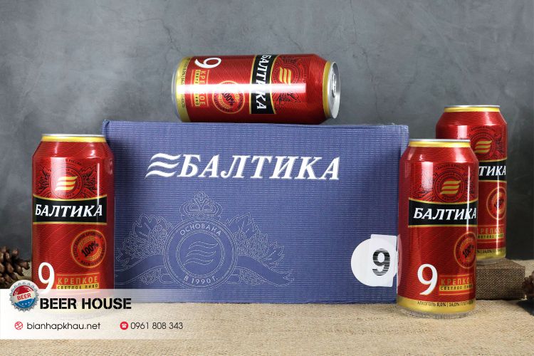 bia baltika 9 lon 900ml nhập