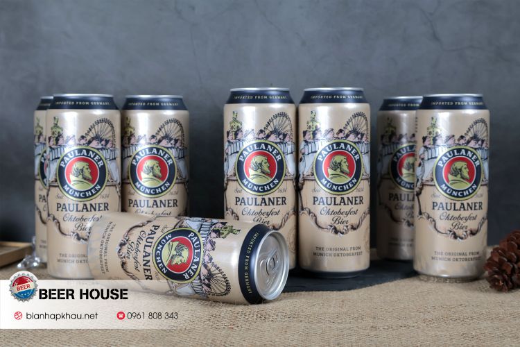 những lon bia paulaner oktoberfest cao cấp