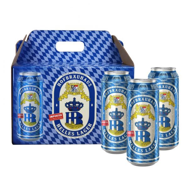 Hộp quà 12 lon bia HB