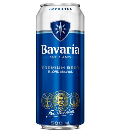 bia bavaria lon 500ml