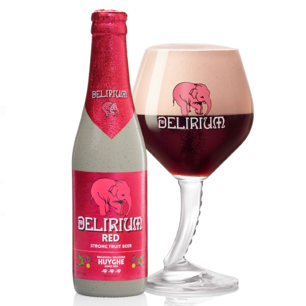 bia delirium red chai 330ml