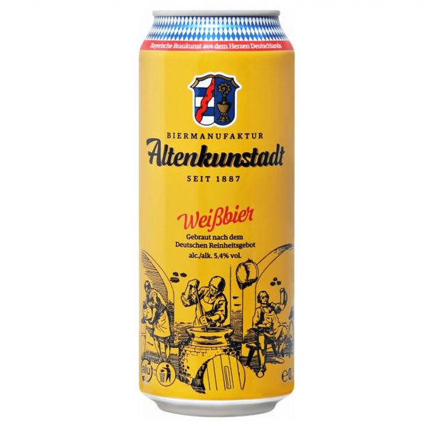 Bia Altenkunstadt Weibbier  5.4% - Lon 500ml - Thùng 24 Lon