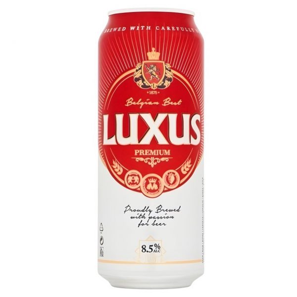 Bia Bỉ Luxus Premium 8.5% – Lon 500ml - Thùng 24 Lon