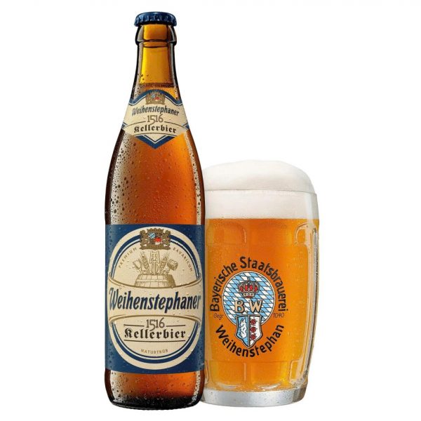 Bia Weihenstephaner Kellerbier 5.6% - Chai 500ml - Thùng 20 Chai