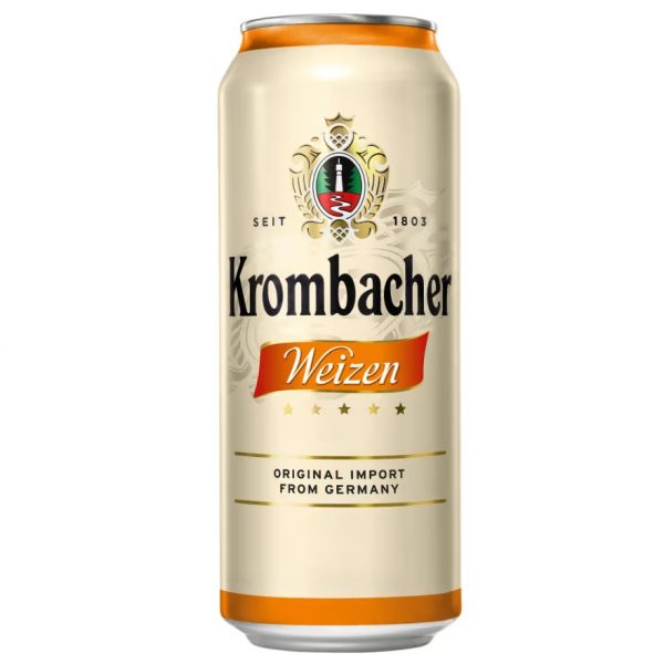 Bia Krombacher Weizen 5.3% - Lon 500ml - Thùng 24 Lon